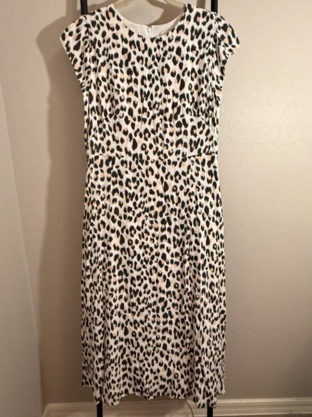 LOFT leopard print dress